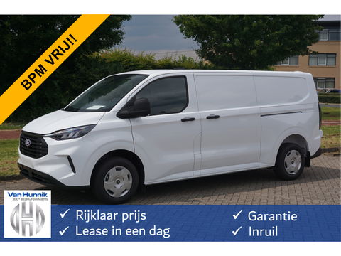 Ford Transit Custom 320L 136PK Trend BPM VRIJ 13" Navi, Cam, LED 2x Schuifdeur, Garantie 2029 !! NR. SU238*