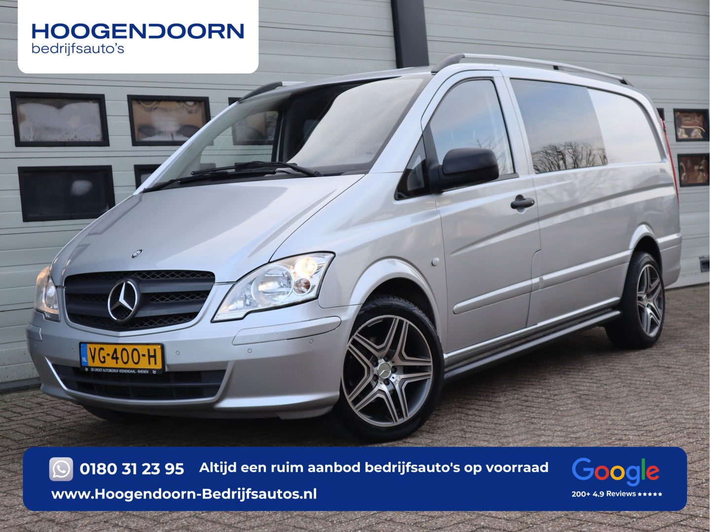 Mercedes-Benz Vito 122 CDI 3.0 V6 Automaat Lang DC 5 Pers. - Trekhaak - Camera - Cruise