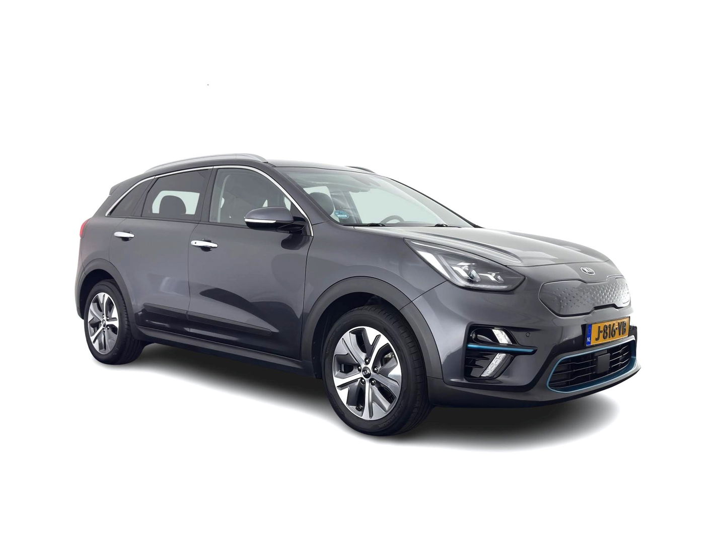 Kia e-Niro ExecutiveLine 64 kWh (3-Fase) {SOH-100%) (INCL-BTW)  Aut *HEATPUMP | LEATHER | FULL-LED | NAVI-FULLMAP | ADAPTIVE-CRUISE | CAMERA | MEMORY-PACK | LANE-ASSIST | KEYLESS | DIGI-COCKPIT | PRIVACY-GLASS | AMBIENT-LIGHT | 17"ALU*