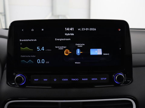 Hyundai KONA 1.6 GDI HEV Premium | Leder | Stoelventilatie | Adaptive cruise | Head-Up | Carplay | Camera | Achterbankverwarming | Navigatie | Keyless | Climate control