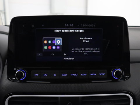 Hyundai KONA 1.6 GDI HEV Premium | Leder | Stoelventilatie | Adaptive cruise | Head-Up | Carplay | Camera | Achterbankverwarming | Navigatie | Keyless | Climate control