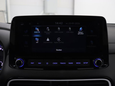 Hyundai KONA 1.6 GDI HEV Premium | Leder | Stoelventilatie | Adaptive cruise | Head-Up | Carplay | Camera | Achterbankverwarming | Navigatie | Keyless | Climate control