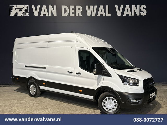 Ford Transit - 2.0 TDCI 131pk L4H3 Jumbo Euro6 Airco | Camera | Cruisecontrol | Stoelverwarming | Verwarmde voorruit Parkeersensoren, Bijrijdersbank