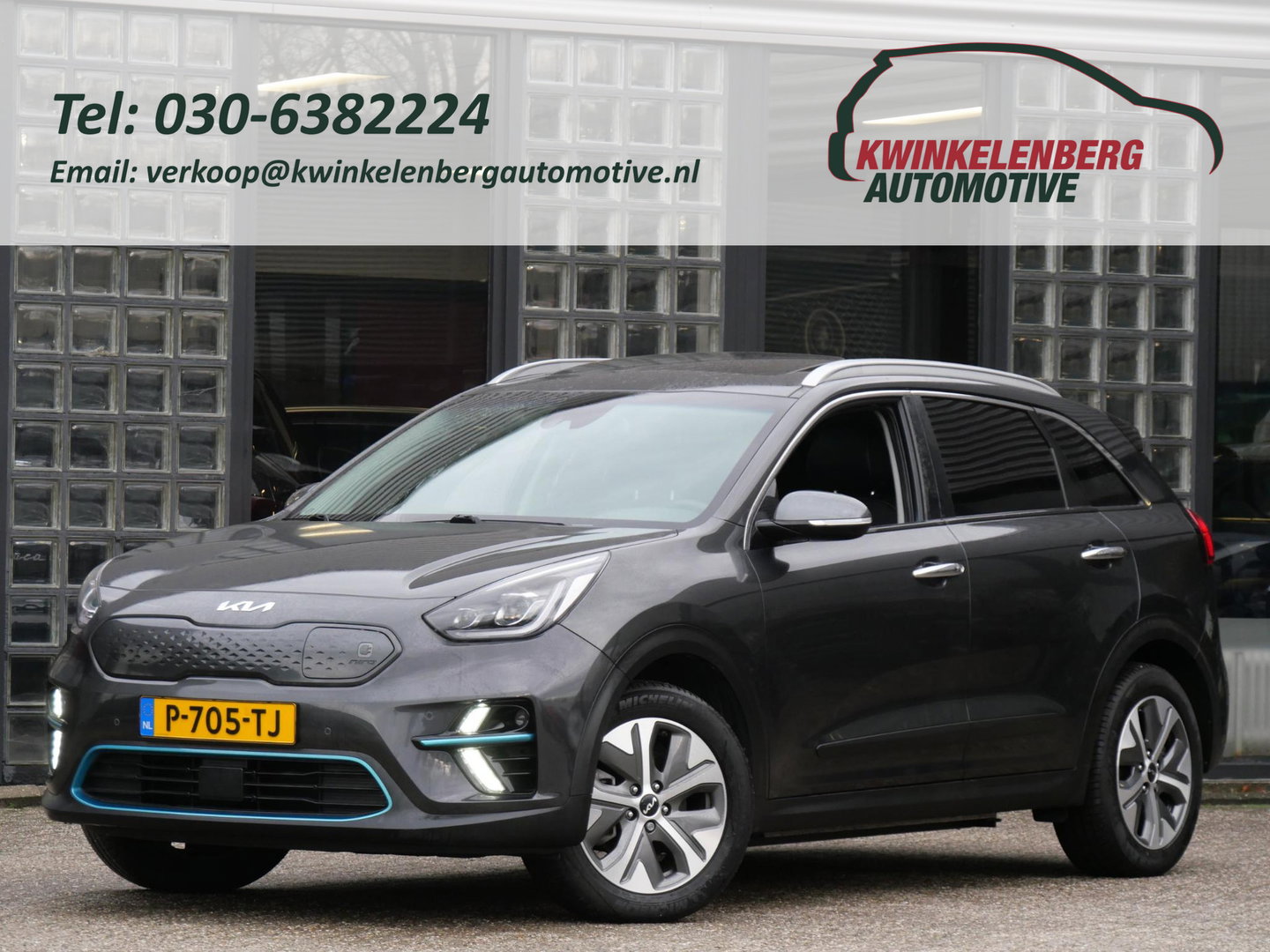 Kia e-Niro 64kWh/ 3-FASE/ SOH 100%/ DYNAMICPLUSLINE/ SCHUIFDAK