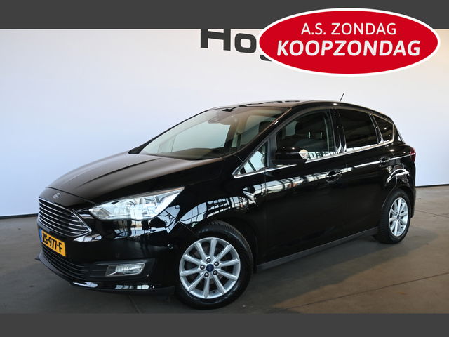 Ford C-MAX - 1.0 Titanium Navigatie Stoel/stuurverwarming Trekhaak Clima Cruise control Goed Onderhouden! Inruil Mogelijk!