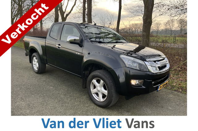Isuzu D-Max - 2.5 TD Extended 164pk Cab LS 4WD BPM Vrij! Lease €299 p/m, Trekhaak, Airco, Leder, Cruise controle.