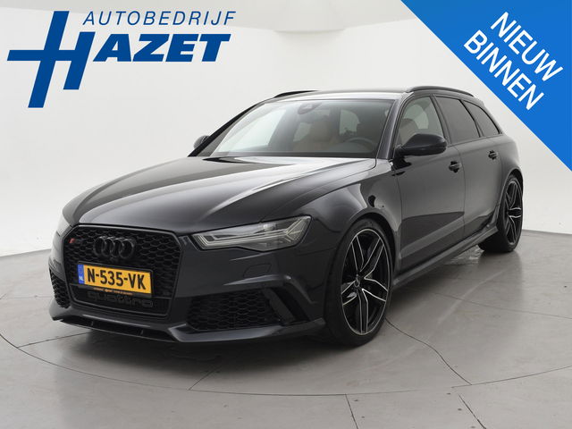 Audi A6 - RS6 4.0 TFSI V8 605 PK PERFORMANCE | KERAMISCH | B&O | AUDI EXCLUSIVE LEDER | CARBON | 21 INCH | 360 CAMERA