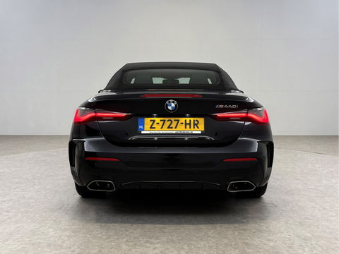 BMW 4 Serie M440i xDrive 374PK M-pakket High Executive | Cabrio | BMW Laser | Memory | Curved Display | H/K | HuD | Sfeer | 360°