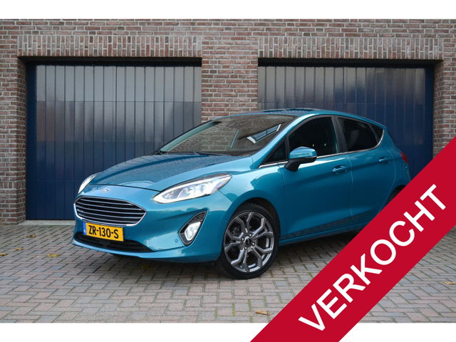 Ford Fiesta - 1.0 EcoBoost 125pk Titanium | Camera | Leder | Trekhaak | Keyless | Carplay/Android Auto