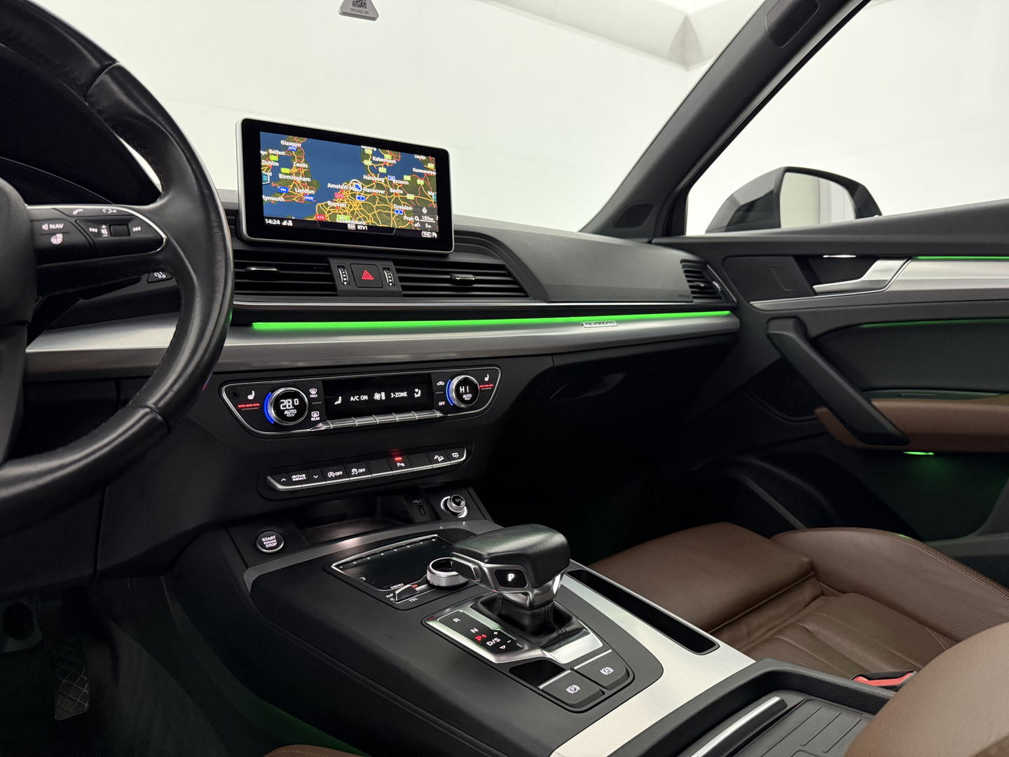 Audi Q5 2.0 TDI Quattro Design Pro Line Plus | S-Line | Luchtvering | Pano | Sfeer | B&O | Camera | Virtual | Carplay | Stoel/stuurverw.