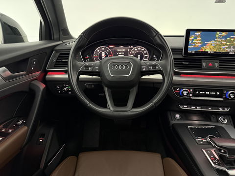 Audi Q5 2.0 TDI Quattro Design Pro Line Plus | S-Line | Luchtvering | Pano | Sfeer | B&O | Camera | Virtual | Carplay | Stoel/stuurverw.