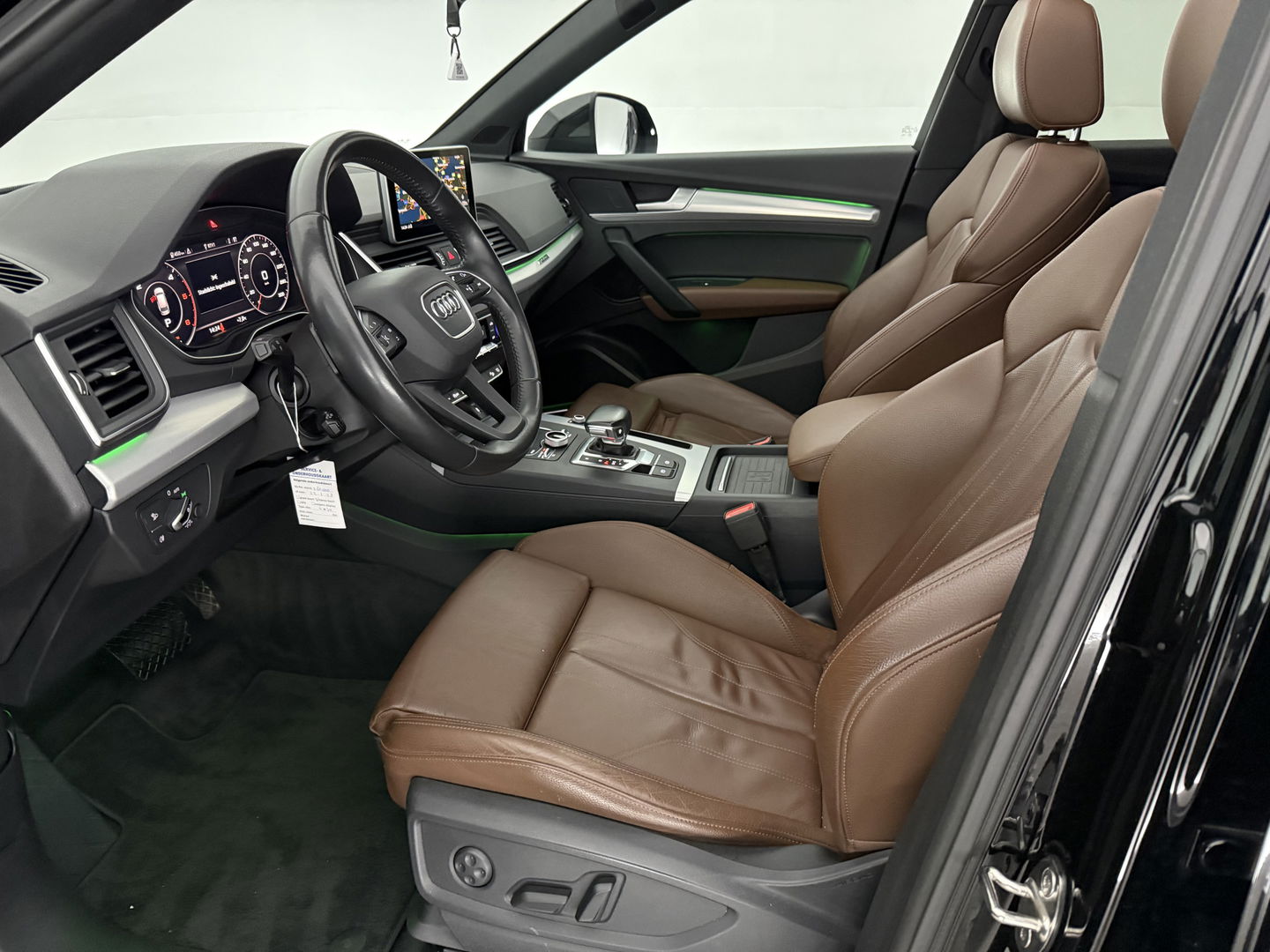 Audi Q5 2.0 TDI Quattro Design Pro Line Plus | S-Line | Luchtvering | Pano | Sfeer | B&O | Camera | Virtual | Carplay | Stoel/stuurverw.