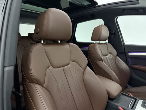 Audi Q5 2.0 TDI Quattro Design Pro Line Plus | S-Line | Luchtvering | Pano | Sfeer | B&O | Camera | Virtual | Carplay | Stoel/stuurverw.
