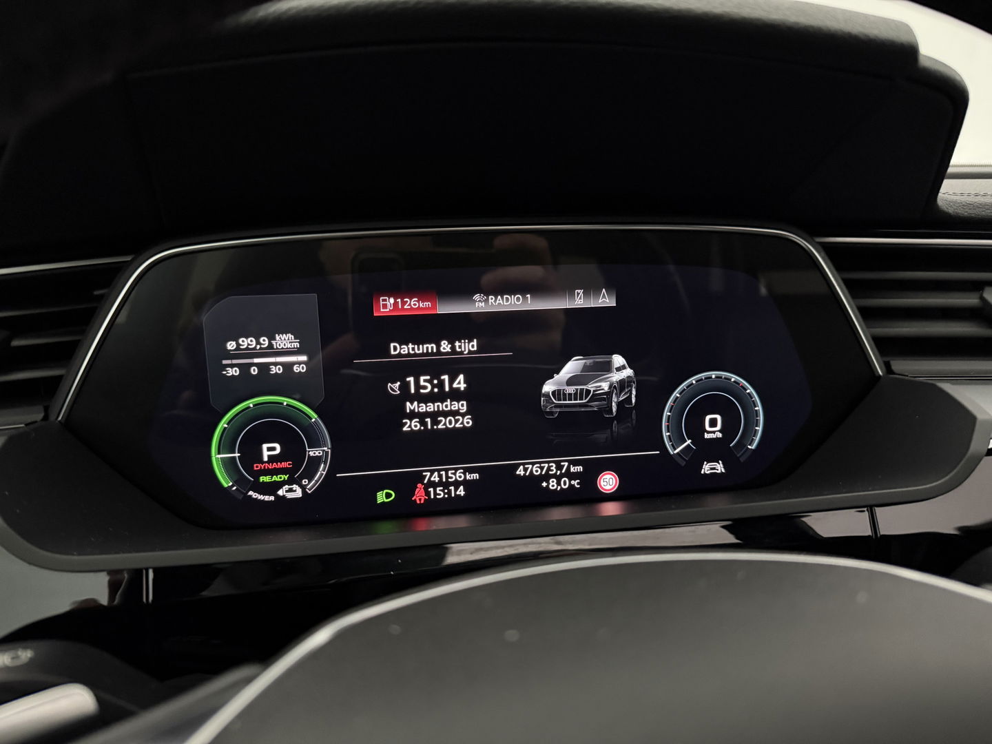 Audi e-tron 50 Quattro Launch edition 71 kWh | SOH 94% | Snelladen | Pano | Sfeer | Memory | Virtual | 360° | Adap.Cruise | Keyless | Carplay