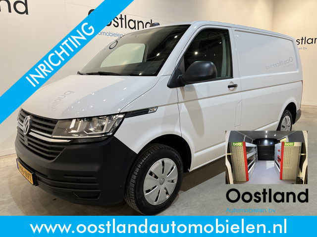 Volkswagen Transporter - 2.0 TDI L1H1 150 PK Automaat / Servicebus / Bott Inrichting / Euro 6 / Airco / CarPlay / 220V. / PDC / Cruise Control / Klep / 3-Zits / 51.000 KM !!