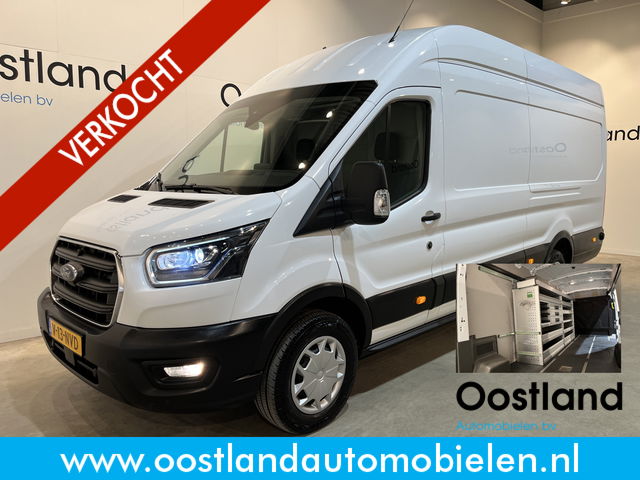 Ford Transit - 350 2.0 TDCI L4H3 Trend RWD 130 PK Servicebus / Bott Inrichting / Euro 6 / Airco / CarPlay / Camera / Xenon /  Navigatie / 62.500 KM !!