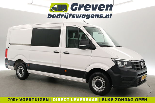 Volkswagen Crafter - 2.0 TDI 177PK L3H2 | DC | 6-Zits | 3000kg Trekgew. | Trekh. | Airco | Cruise | Carplay | Parkeersens. | Navi