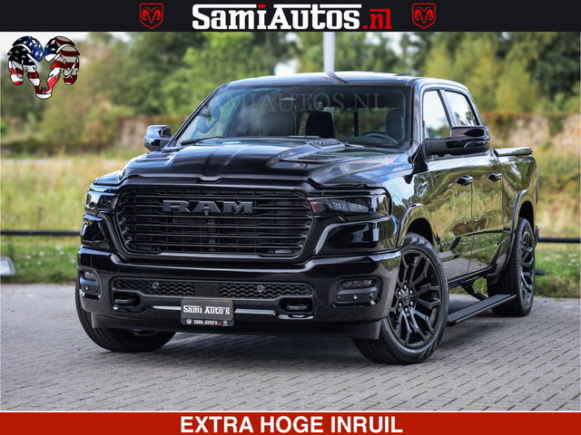 Dodge Ram 1500 - Night Premium | Full Option | De Meest Luxe Pick-Up in zijn Klasse | Comfortabele Dubbele Cabine met Royale 5 Zitplaatsen | BPM vrij | Nu Leverbaar uit Voorraad | Voorraad Nr 2285 - 7648