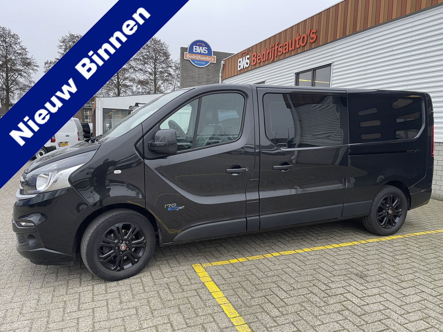 Fiat Talento 2.0 MultiJet 170pk automaat L2H1 SX DC 5 persoons / vaste prijs rijklaar € 21.950 ex btw / lease vanaf € 358 / dubbele schuifdeur / airco / cruise / camera / navigatie / trekhaak !