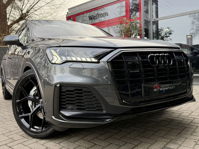 Audi Q7 - 55 TFSI-e QUATTRO *!* S-LINE *!* PANODAK/ RADAR/ 22 INCH/ 360 CAM/ LUCHTVERING *!*