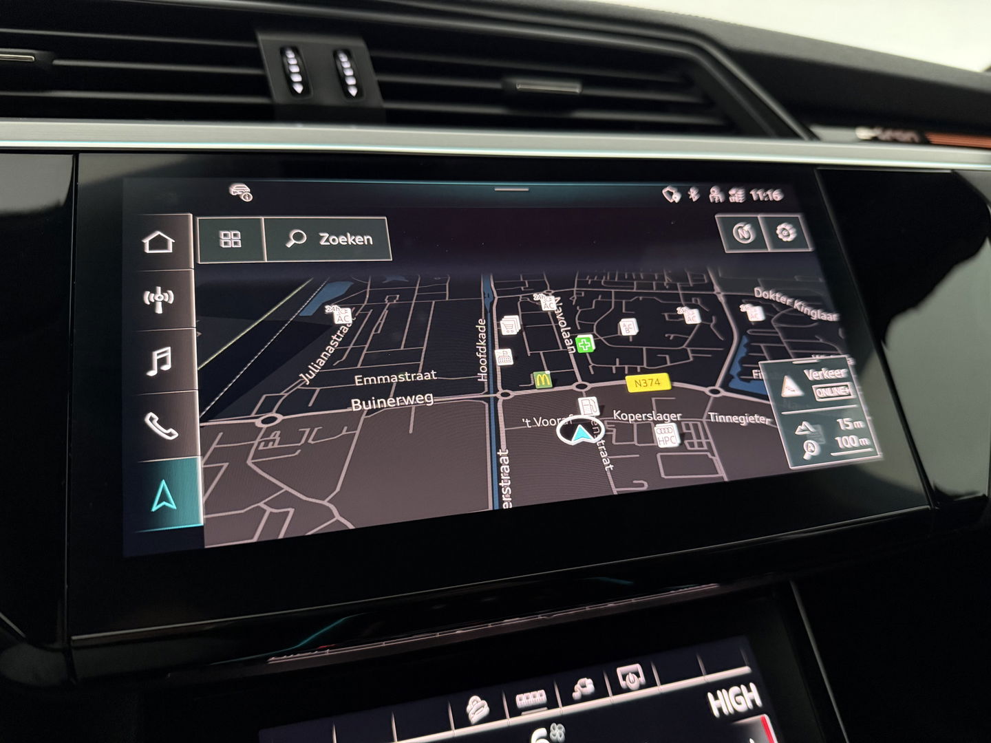 Audi e-tron 55 Quattro S-line 408PK 95 kWh | SOH 86% | Snelladen | Pano | Memory | Sfeer | 360° | Trekh. | Virtual | Carplay | NAP