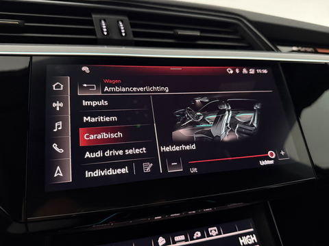 Audi e-tron 55 Quattro S-line 408PK 95 kWh | SOH 86% | Snelladen | Pano | Memory | Sfeer | 360° | Trekh. | Virtual | Carplay | NAP