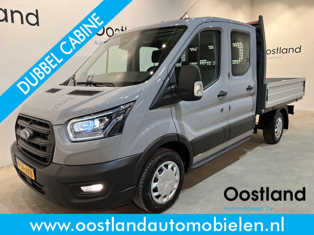 Ford Transit - 2.0 TDCI L2H1 130 PK DC Dubbel Cabine Trend Open Laadbak / Euro 6 / Airco / Cruise Control / Trekhaak / Camera / Xenon / 19.400 KM !!