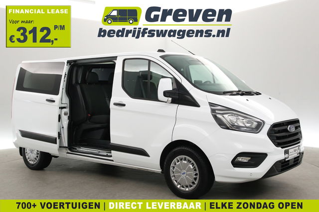 Ford Transit Custom - 2.0 TDCI L2H1 | DC | 6-Zits | Airco | Camera | Cruise | Trekh. | Carplay | Stoelverw.