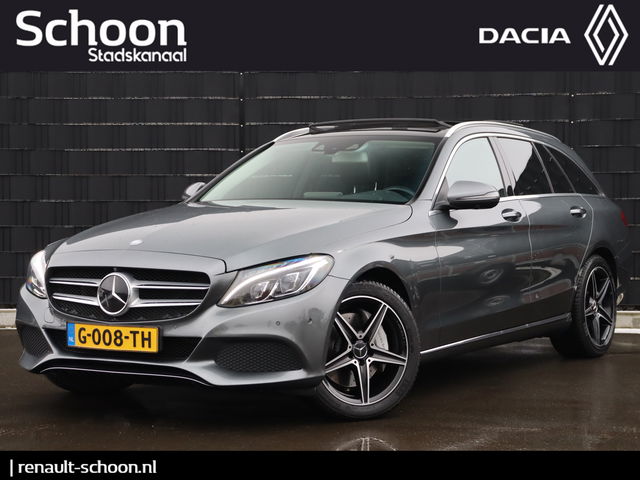 Mercedes-Benz C-Klasse - Estate 400 4MATIC Prestige | Adap. Cruise | Luchtvering | Stoelventilatie-/verwarming | HUD | Memory | Burmester | 360 Camera | Pano