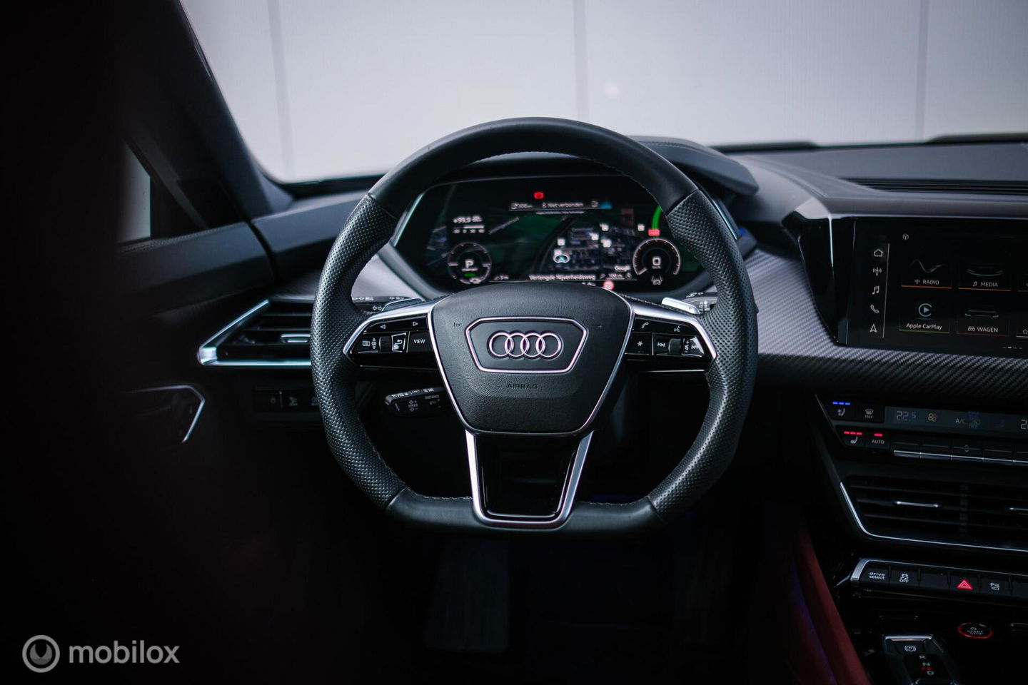 Audi e-tron GT 93 kWh 476 pk | B&O | Carbid Brakes | Stoelventilatie | Adaptive | HUD | S line | 360 cam | BTW auto | Dealer onderhouden | Rijk