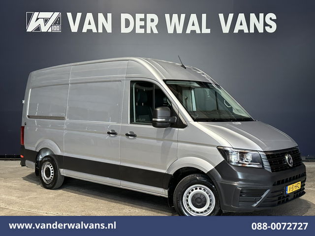 Volkswagen Crafter - 2.0 TDI 141pk L3H3 L2H2 Euro6 Airco | Camera | Apple Carplay | Cruisecontrol Android Auto, Parkeersensoren, Bijrijdersbank, 3000kg Trekvermogen, zilver