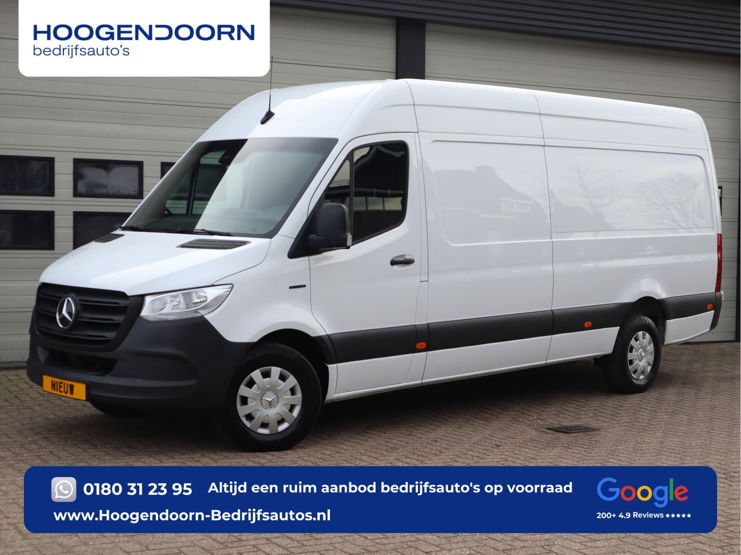 Mercedes-Benz eSprinter 314 Accu 113 kWh WLPT 445 KM - Snelladen - L3H2 Maxi - Trekhaak