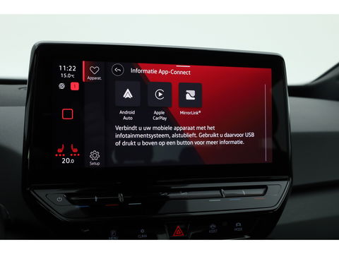 Volkswagen ID.3 Pro 58 kWh | Navi | Adapt. Cruise | Stoel- Stuurverw. | PDC V+A | Apple CarPlay |