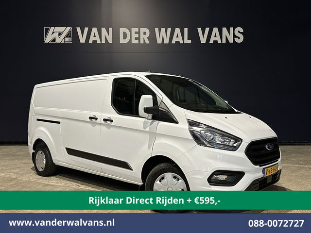 Ford Transit Custom - 2.0 TDCI L2H1 Euro6 *Rijklaar Direct Rijden* Airco | Camera | Android auto | Cruisecontrol | Parkeersensoren verwarmde voorruit, bijrijdersbank, 2800kg trekvermogen