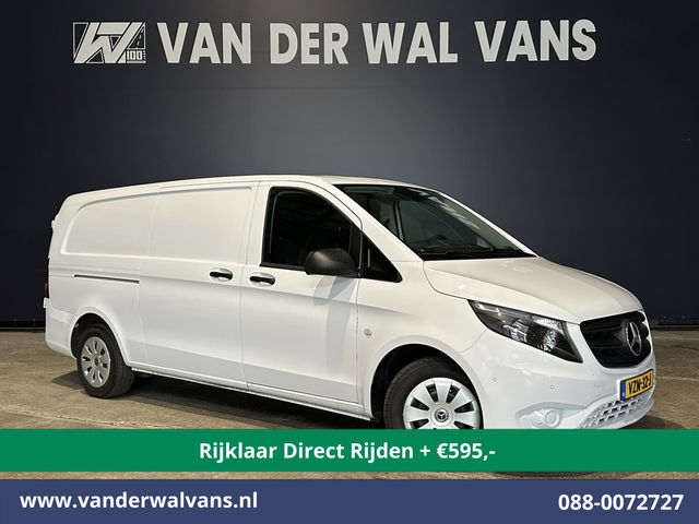 Mercedes-Benz Vito - 114 CDI 136pk 9G-Tronic Automaat L3H1 Euro6 *Rijklaar direct Rijden* Airco | Camera | Apple Carplay | Android Auto Cruisecontrol, 2500kg Trekhaak, Parkeersensoren