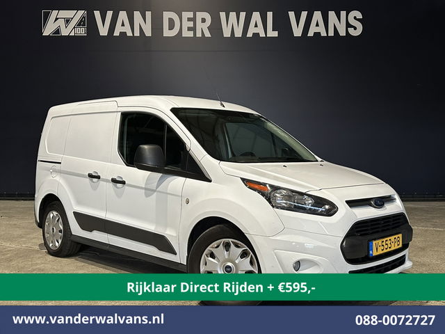 Ford Transit Connect - 1.5 TDCI 101pk L1H1 Euro6 *Rijklaar Direct Rijden* Airco | 3-Zits | Cruisecontrol | Trekhaak Verwarmde voorruit, Bijrijdersbank