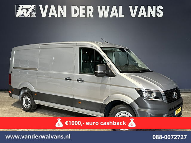 Volkswagen Crafter - 2.0 TDI 141pk L3H2 L2H1 Euro6 Airco | Camera | Apple Carplay | Android Auto Bijrijdersbank, 3000kg trekvermogen
