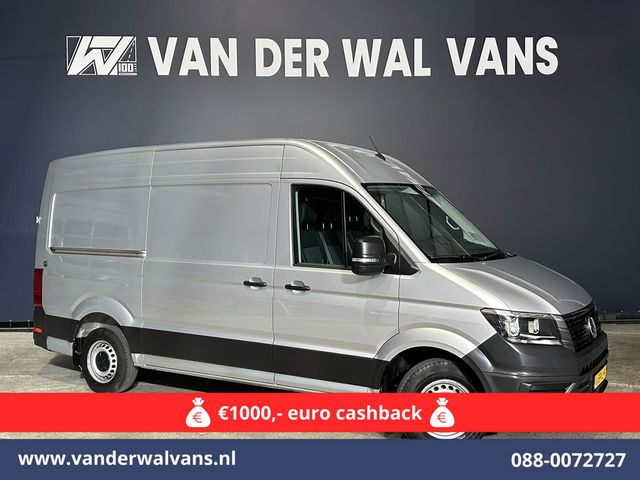Volkswagen Crafter - 2.0 TDI 141pk L3H3 L2H2 Euro6 Airco | Camera | Apple Carplay | Cruisecontrol | Chauffeursstoel Parkeersensoren, Bijrijdersbank, 3000kg trekvermogen,  Android Auto