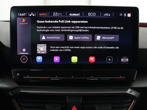 CUPRA Leon 1.4 e-Hybrid | Stoelverwarming | Camera | Carplay | Sfeerverlichting | Navigatie | Full LED | Sportstoelen | Half leder | PHEV | Plug In