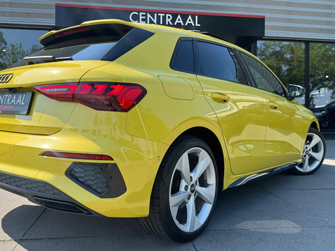 Audi A3 Sportback 40 TFSIe S-Line Pano|B&O|RS-zetels|Memory|Leder|Matrix|Camera|ACC|Carplay|Keyless|205PK