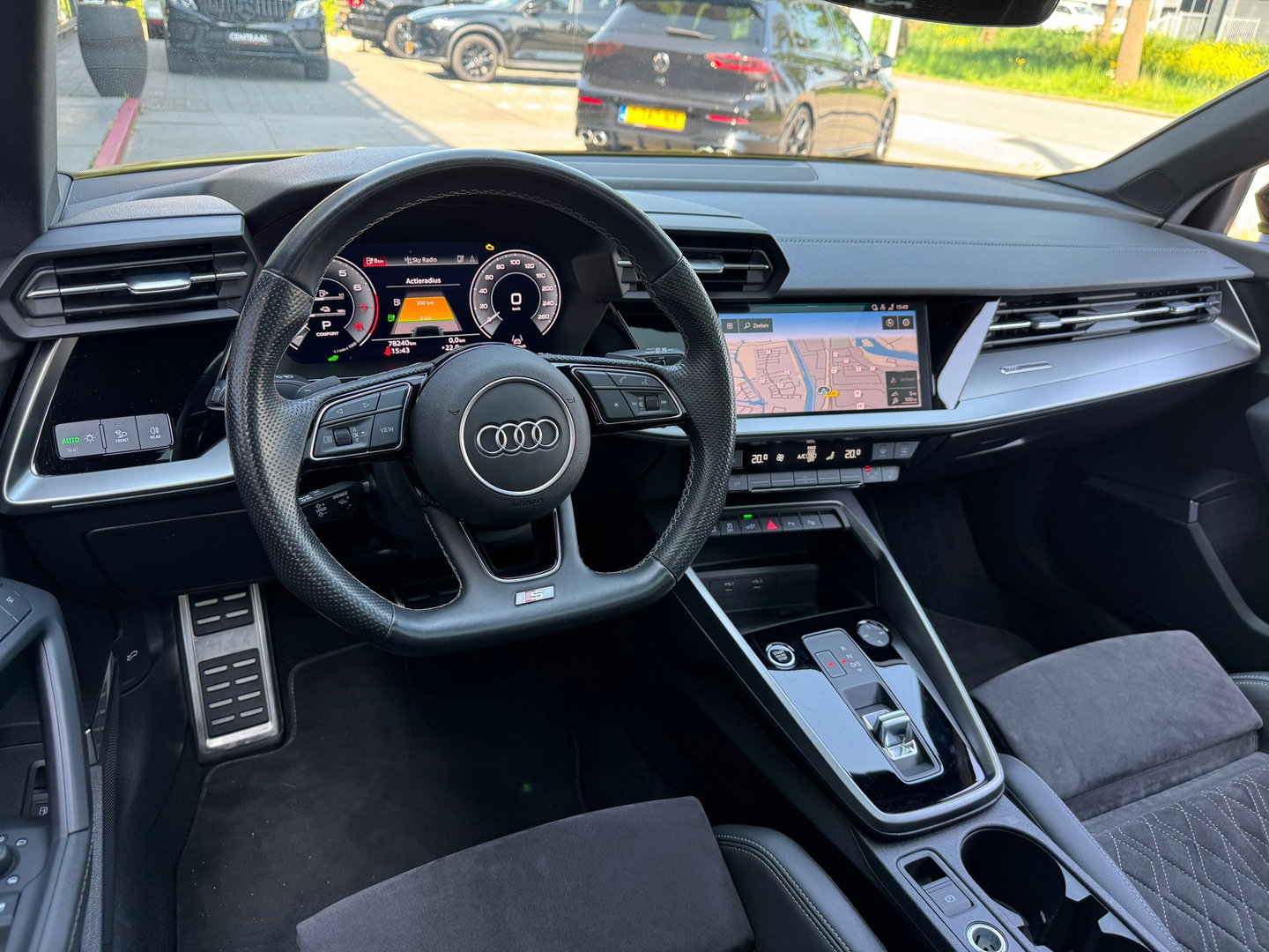 Audi A3 Sportback 40 TFSIe S-Line Pano|B&O|RS-zetels|Memory|Leder|Matrix|Camera|ACC|Carplay|Keyless|205PK