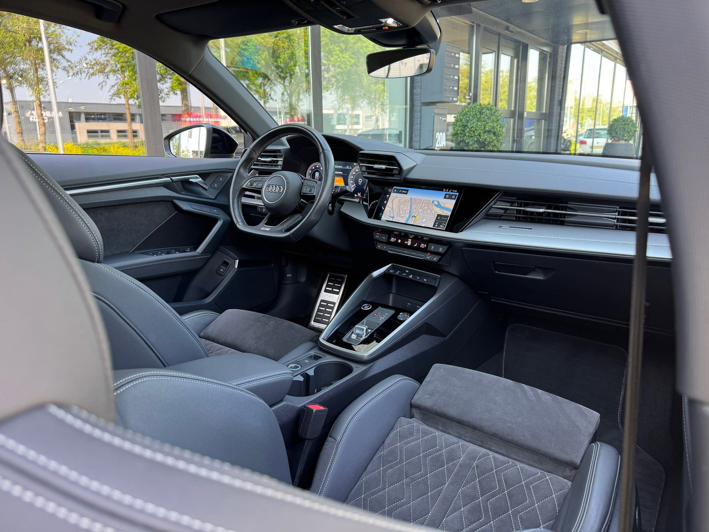 Audi A3 Sportback 40 TFSIe S-Line Pano|B&O|RS-zetels|Memory|Leder|Matrix|Camera|ACC|Carplay|Keyless|205PK