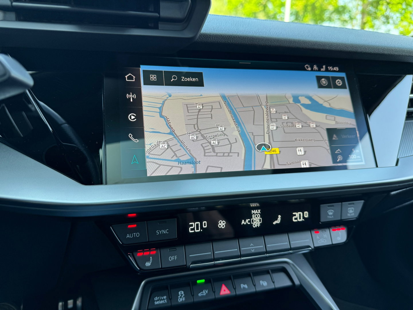 Audi A3 Sportback 40 TFSIe S-Line Pano|B&O|RS-zetels|Memory|Leder|Matrix|Camera|ACC|Carplay|Keyless|205PK