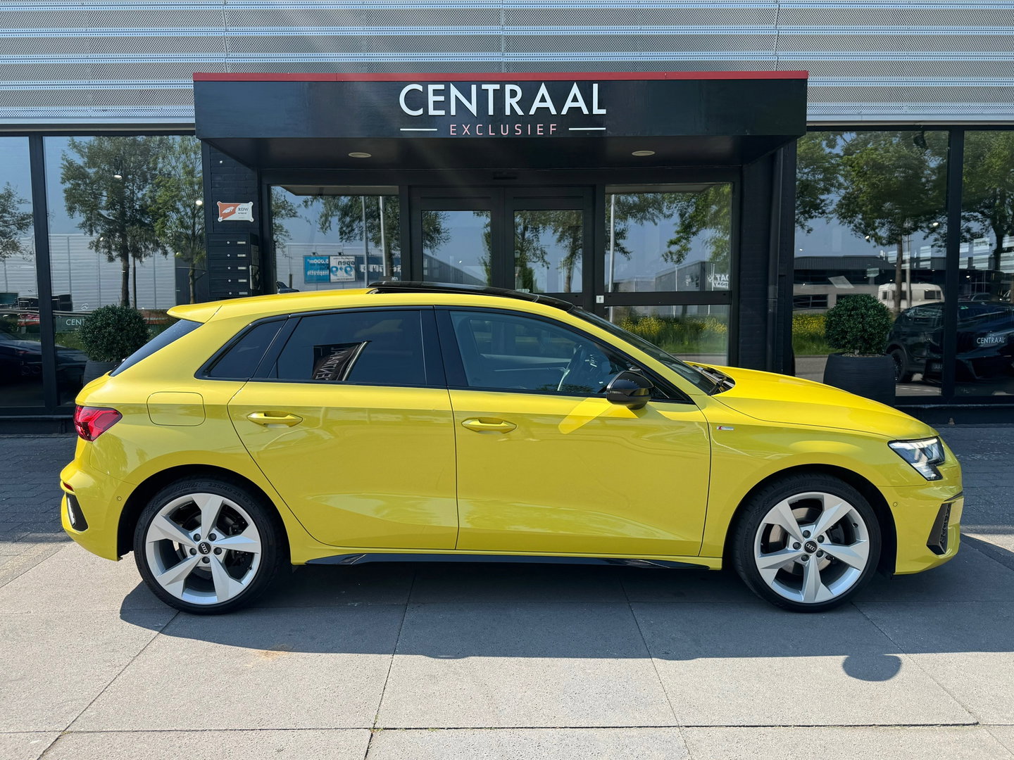 Audi A3 Sportback 40 TFSIe S-Line Pano|B&O|RS-zetels|Memory|Leder|Matrix|Camera|ACC|Carplay|Keyless|205PK