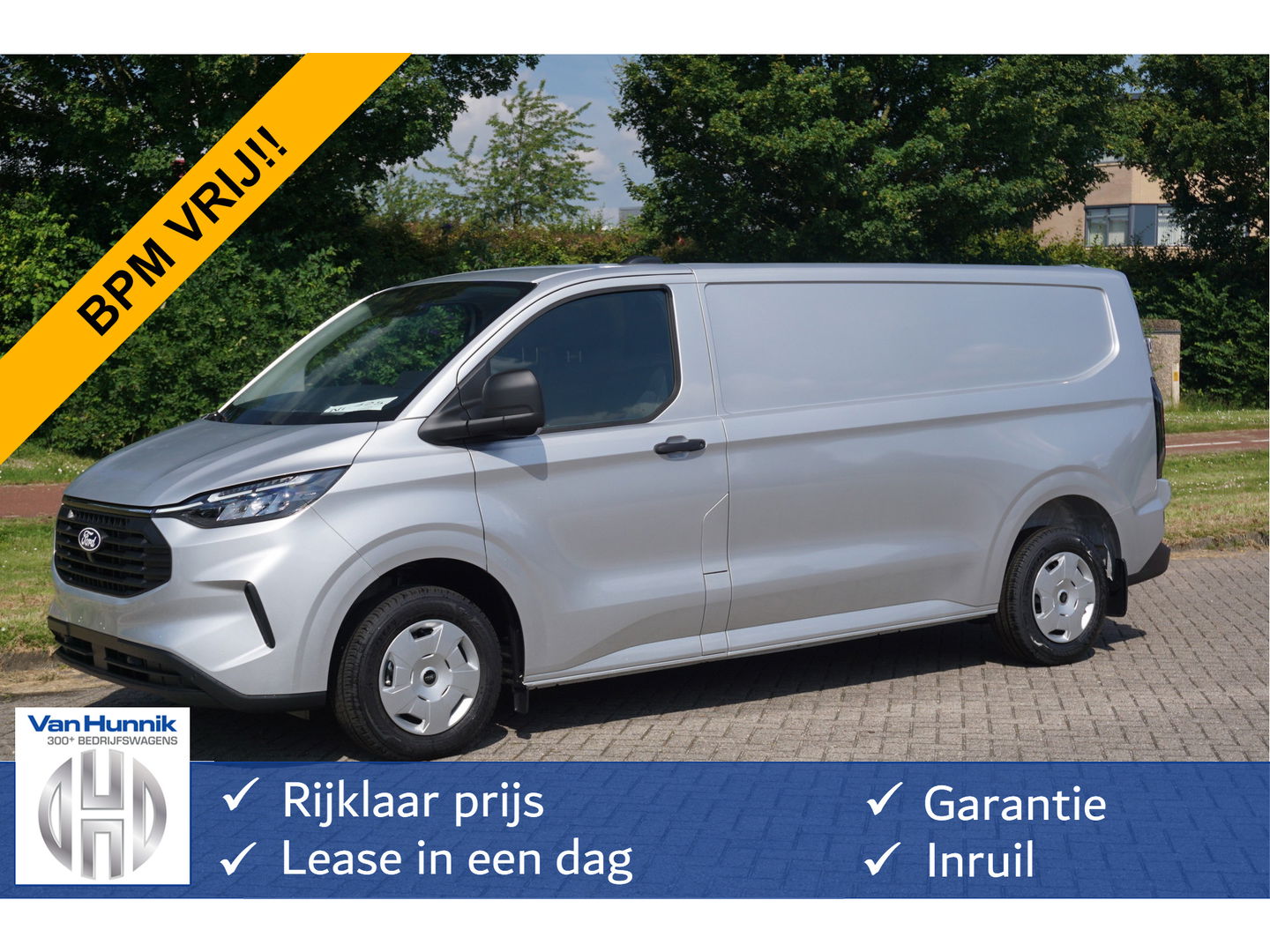 Ford Transit Custom 300L 136PK Trend BPM VRIJ!! 13" Sync Apple CP/Android A, Cam, LED!! NR. J430*