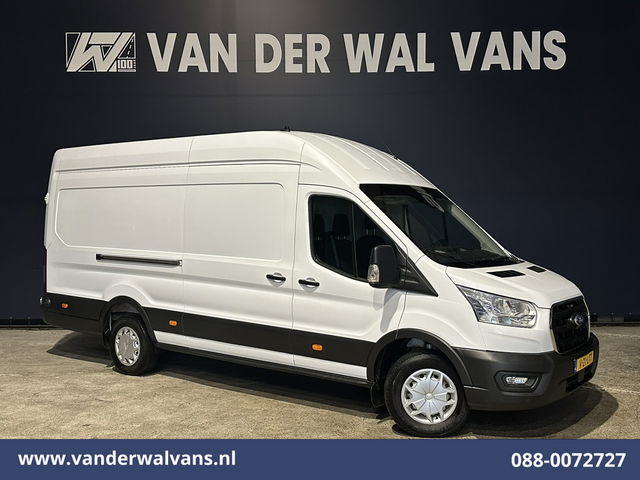 Ford Transit - 2.0 TDCI 185pk L4H3 Jumbo Euro6 Airco | Camera | LED | Cruisecontrol | Verwarmde voorruit Parkeersensoren, Bijrijdersbank, 2800kg trekvermogen