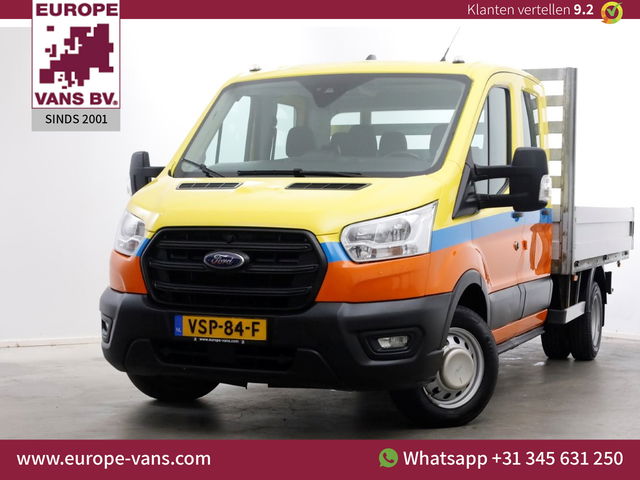 Ford Transit - 350 2.0 TDCI 130pk D.C. Trend Open Laadbak Trekhaak 3000kg 08-2022