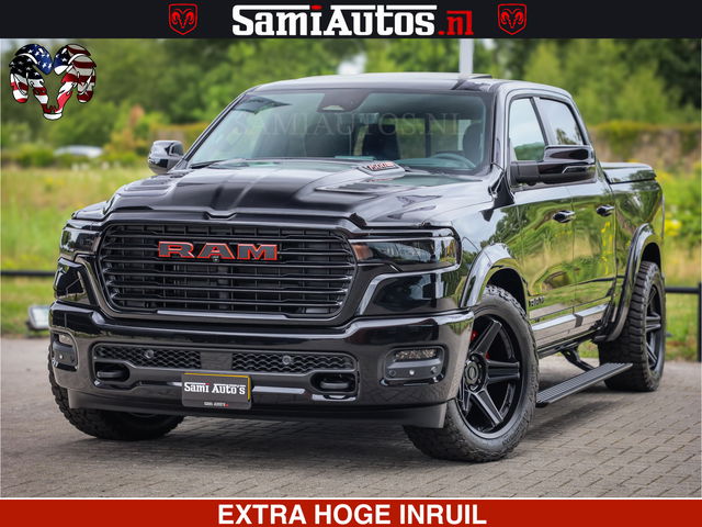 Dodge Ram 1500 - Night Premium | Full Option | De Meest Luxe Pick-Up in zijn Klasse | Comfortabele Dubbele Cabine met Royale 5 Zitplaatsen | BPM vrij | Nu Leverbaar uit Voorraad | Voorraad Nr 2287 - 3384