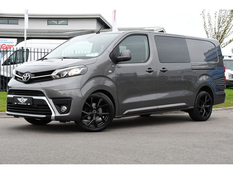 Toyota ProAce Worker 2.0 L3 DC PB Edition Camera, Cruise, Carplay, Clima, 177pk, Automaat, 2 x Schuifdeur, Keyless, NAVI, Uniek!