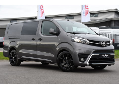 Toyota ProAce Worker 2.0 L3 DC PB Edition Camera, Cruise, Carplay, Clima, 177pk, Automaat, 2 x Schuifdeur, Keyless, NAVI, Uniek!